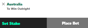 outright slip